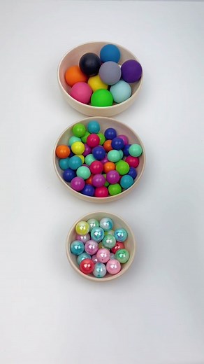 Satisfying colorful balls falling video ASMR! #foryoupage #colorling #woodenballs