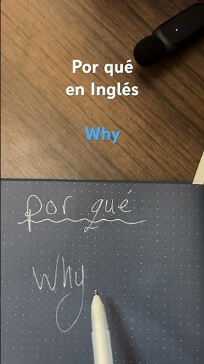 Por qué en Inglés | Aprende a decir ‘Why’ #esl #aprenderinglés