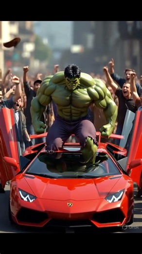 Hulk vs red monster 🧌 fighting #hulk #hulkshorts #viralshorts #trending
