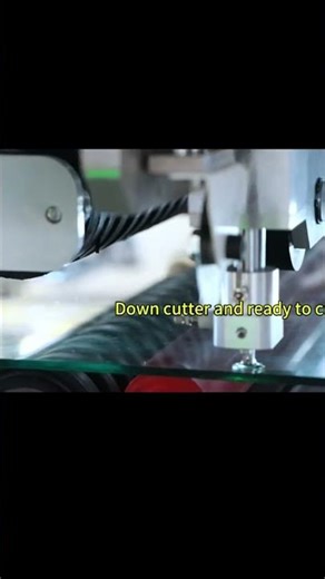 Watch our Laminated Glass Cutting Machine in action