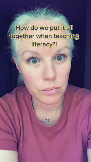An example of how to put it all together when it comes to literacy instruction! #sor #literacyblock #teachersoftiktok #primaryteacher