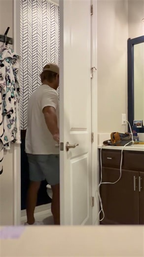 Pranking him with an exploding toilet!