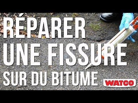 Réparer une fissure bitume | Watco