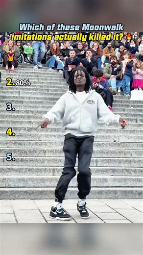Which of these Moonwalk imitations actually killed it 🔥 #Moonwalk #MichaelJackson