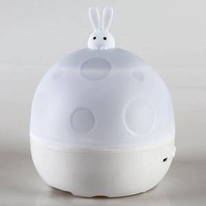 [Hot Item] Yichen Rechargeable Moonlight Bunny LED Projection Effect Night Light with Different Projection Patterns