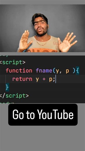 Code With Bangla on Instagram: "Function call . . . . . . . . . . . . . . . . . . . . . #js #html #css #coding #programming"