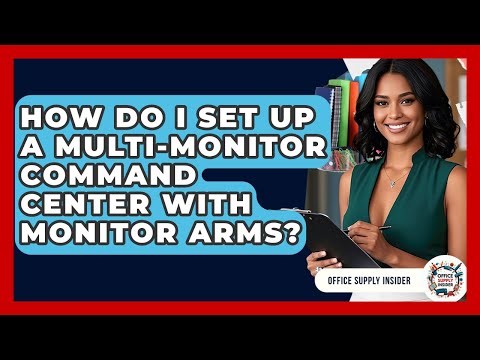 How Do I Set Up A Multi-monitor Command Center With Monitor Arms? - Office Supply Insider
