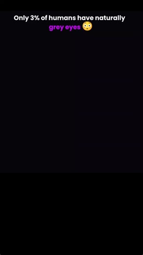 knowverse🧠 on Instagram: "Naturally grey eyes are among the world’s rarest genetic traits — a striking blend of low melanin and the way light diffuses through the iris. This combination creates a subtle, silvery tone that can shift with lighting, making grey eyes appear almost unreal. With only a tiny percentage of people born with them, these eyes stand as a reminder of how beautifully diverse human genetics can be. . . . ..."