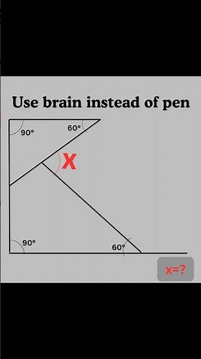 Basic mathematics Triangle problem algebra tricky problem #mathteacher #mathlover #mathfun #algebra