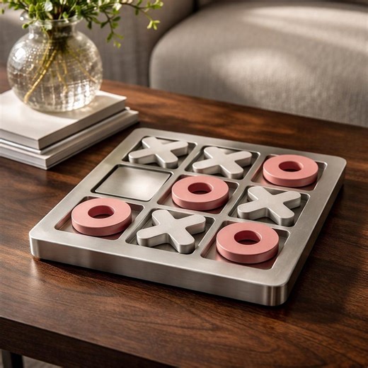 Resin Tic Tac Toe Board Decorative Coffee Table Game Handmade Resin - Etsy