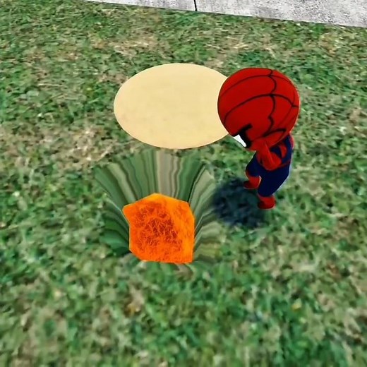 😱 FLOOR IS LAVA! Spiderman Saves Hulk From Alien Ship💥 | Spiderman vs Lava Challenge – #ibd3d#shorts