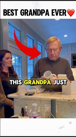 GRANDPA FINDS OUT He’s Gonna Be a GREAT Grandpa 🥹❤️#wholesome #pregnancy #reveal