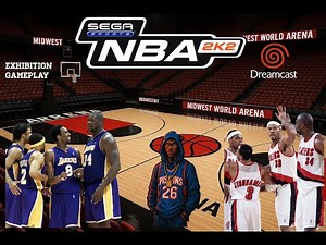 NBA 2K2 Gameplay |Dreamcast| With Commentary |Lakers vs Blazers|