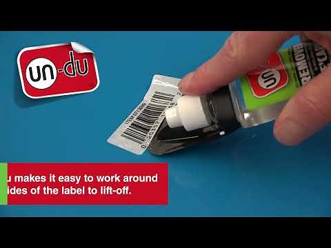 How to remove self-adhesive labels and stickers from plastic