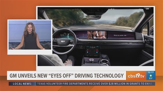 GM unveils new 'eyes off' driving technology