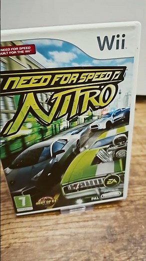 wii game need for speed nitro pickup retro game classic driving