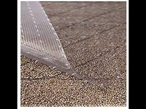 Resilia - Clear Vinyl Plastic Floor Runner/Protector for Deep Pile Carpet on amazon