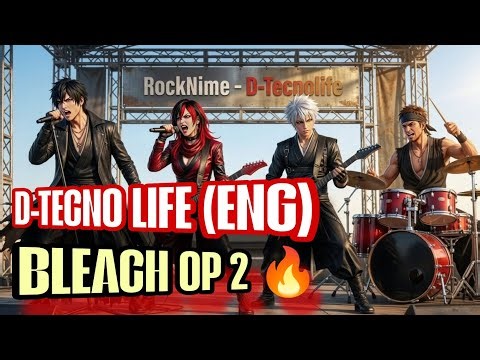 D-tecnoLife (English Version) – Bleach OP 2 | Cover by RockNime