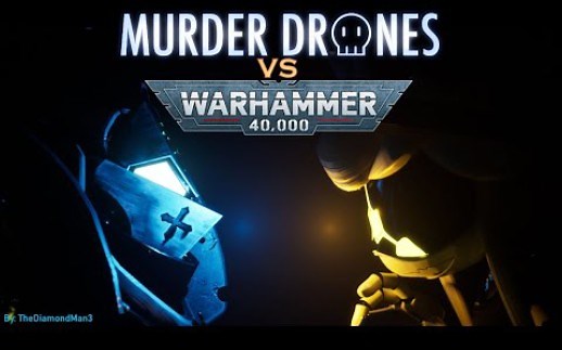 （无机杀手 CYN vs 战锤 灰骑士）CYN vs Grey Knights Murder Drones x Warhammer 40k 第一集 同人动画）