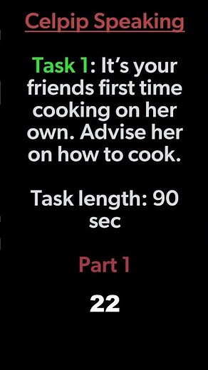 Celpip speaking sample: task 1- Part 1