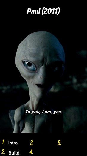 Paul (2011) | Paul’s First Appearance Scares Clive