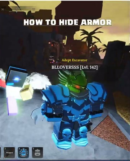 how to hide armor in the forge roblox #theforge #roblox