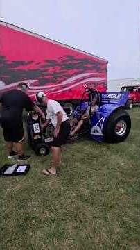 This Mini Rod Tractor is INSANE! 🚜💨 #tractorpulling #motorsports