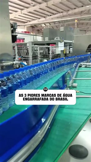 As 3 piores marcas de água engarrafada do Brasil