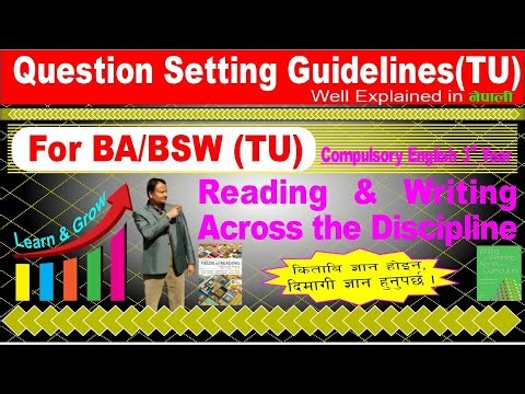 BA 3rd Year I Compulsory English I Question Setting Guidelines TU