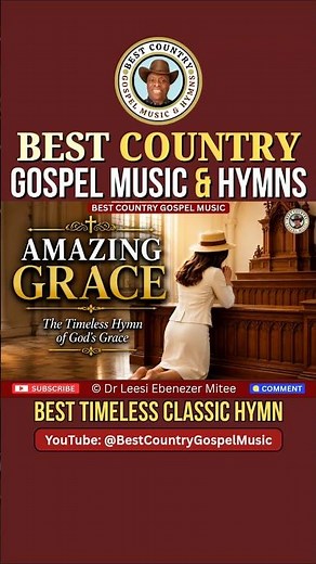 Amazing Grace (With Lyrics) I Best Country Gospel Hymn For Worship, Thanksgiving, Quiet Prayer, Rest