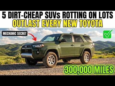 5 Dirt-Cheap SUVs Rotting on Lots (But They'll Outlast Every New Toyota Forever)
