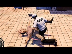 Sleeping Dogs - Security Officer Close Combat Rampage - Melee Gameplay #1 - Funny & Brutal Moments