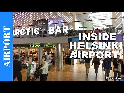 DEPARTURE FROM HELSINKI Airport - Check-in and Helsinki Vantaa Airport Tour