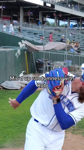 Mic’d up randomness lol #robbyrow #baseballboys