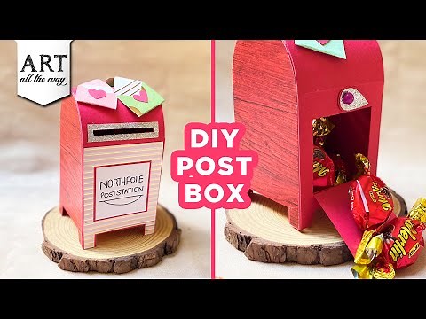 DIY Post Box | Post Box Making | Christmas Craft | DIY Mail Box | Mini Post Box Craft | ‪@VENTUNOART‬