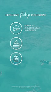 Enjoy panoramic views out over the soft sand beaches and turquoise waters during your all inclusive stay at Warwick Fiji. Spend your days snorkeling, taking a dip in the pool, relaxing on the beach and more. Don’t Miss Out! ✔️ 5 Nights in an Ocean View Queen ✔️ Return flights with 30kg checked luggage on Fiji Airways ✔️ Return transfers and VIP Airport Services ✔️ Buffet breakfast daily ✔️ Lunch, dinner and drinks daily ✔️ 1 x 60 minute massage ✔️ Kids stay, play and eat free ✔️ 3 hour nanny ser