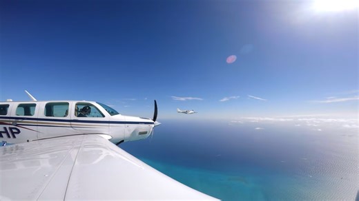 Watch Two Pilots Fly IFR in Formation Over Cuba and Across the Caribbean