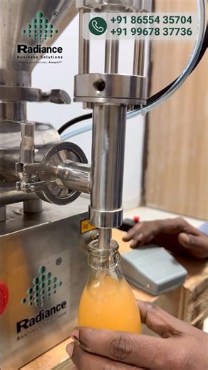 Radiance's Pneumatic paste filling Machine. #machinery #machines