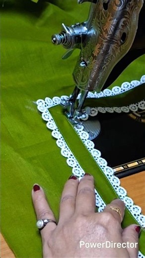 Neck Design with easy trick💚#shortsfeed #reels #sewing tips