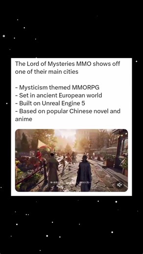 The Lord of Mysteries MMO Reveals Mysticism-Themed City Built on Unreal Engine 5