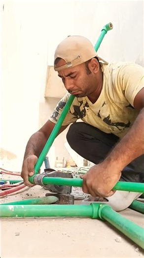 ppr pipe joint#plumbingtime #plumbing #home