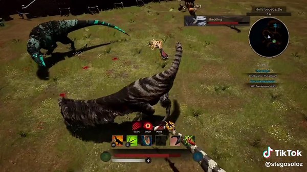 Therizinosaurus PvP Battles in Path of Titans