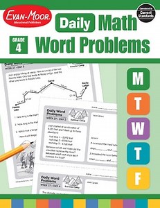 Daily Word Problems, Grade 4