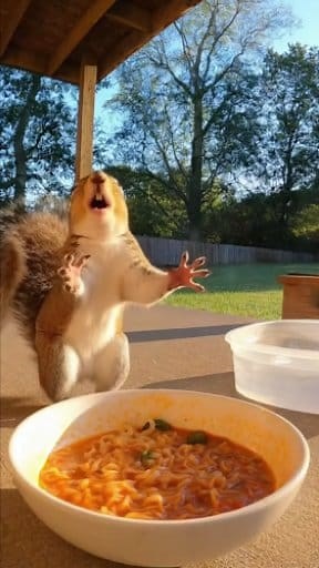2.5K views · 23 reactions | Funny squirrel 藍藍️️ | #cute #squirrel...