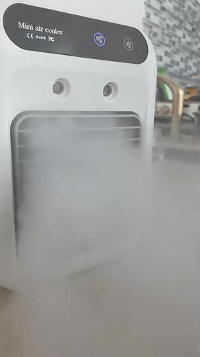 Keep cool in summer! Here comes the mini air conditioner! 💨 It's lightweight, portable and highly efficient in cooling. It can easily create a comfortable space for you anywhere, whether it's in the bedroom, office or a small corner. Start a cool life right now! Come and buy it! #Mini air conditioner #Must-have in summer | Accra Noble Store