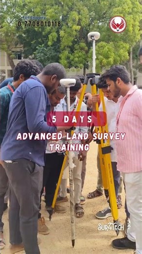 5-Day DGPS Land Survey Camp Sur4Tech (TOSET) Training Team @ Sethu Institute of Technology, Madurai