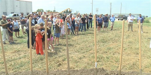 Dell Rapids community gathers for custom butcher shop groundbreaking ceremony