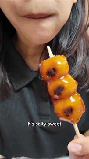 My brain arguing with my taste buds… over mitarashi dango