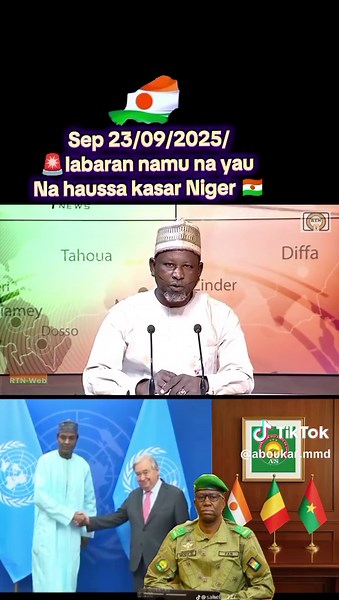 Labaran Namu na Yau daga Niger - 23/09/2025