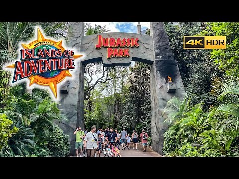 Islands of Adventure Orlando Jurassic Park Complete Tour